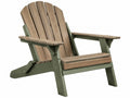 Sedia Adirondack da giardino 98 x 78 x 92 cm in legno marrone e verde - stile relax